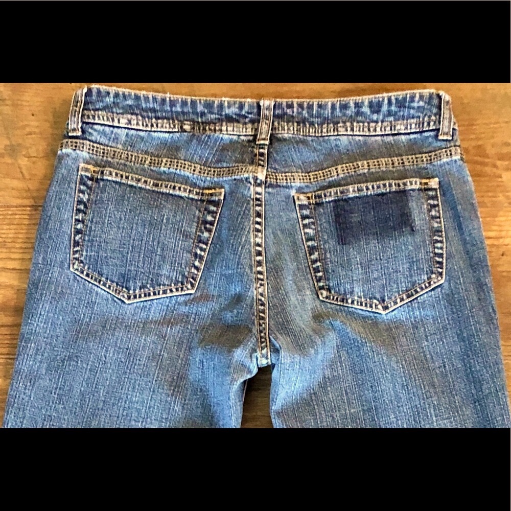 Victoria’s Secret VTG 90's mid rise booty lift panel boot cut jean Size 6/32.5 - Picture 5 of 11